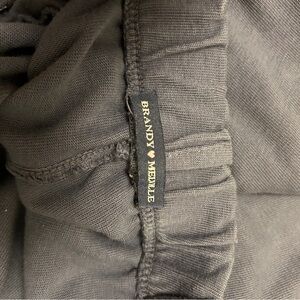 Brandy Melville navy wide leg sweatpants